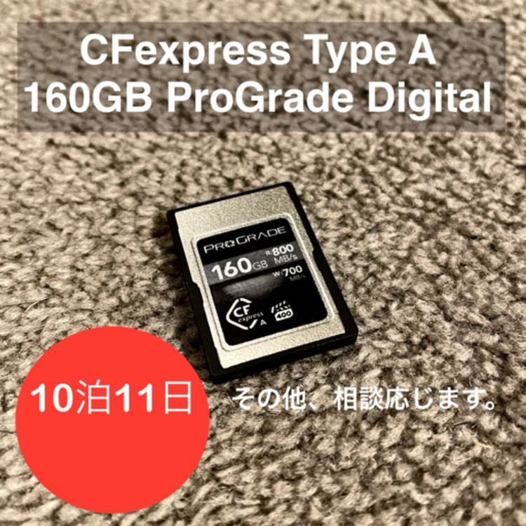 CFexpress Type A 160GB ProGrade Digital | クオッタで格安レンタル