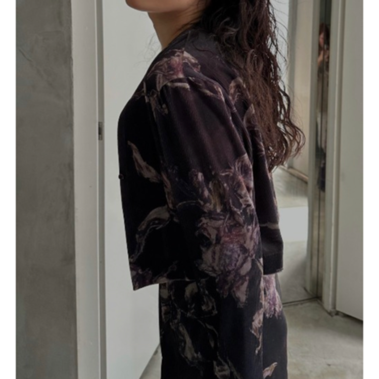 Ameri VINTAGE ドレス DRY FLOWER VELOUR DRESS | クオッタで格安レンタル