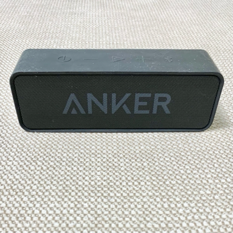 Anker SoundCore Bluetoothスピーカー ポータブルスピーカー ブラック 黒色　24時間連続再生可能　デュアルドライバー/内蔵マイク搭載