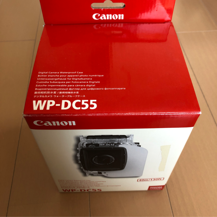 Canon WP-DC55 デジタルカメラ ウォータープルーフケース 防水